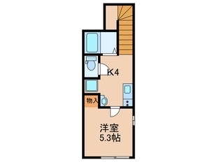 アザーレ・ソーニョ中河原の物件間取画像